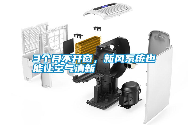 3个月不开窗，新风系统也能让空气清新