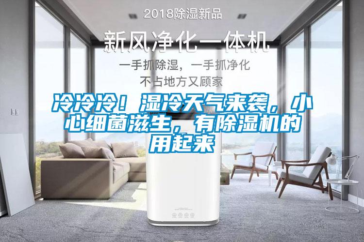 冷冷冷！湿冷天气来袭，小心细菌滋生，有草莓视频黄色在线观看机的用起来