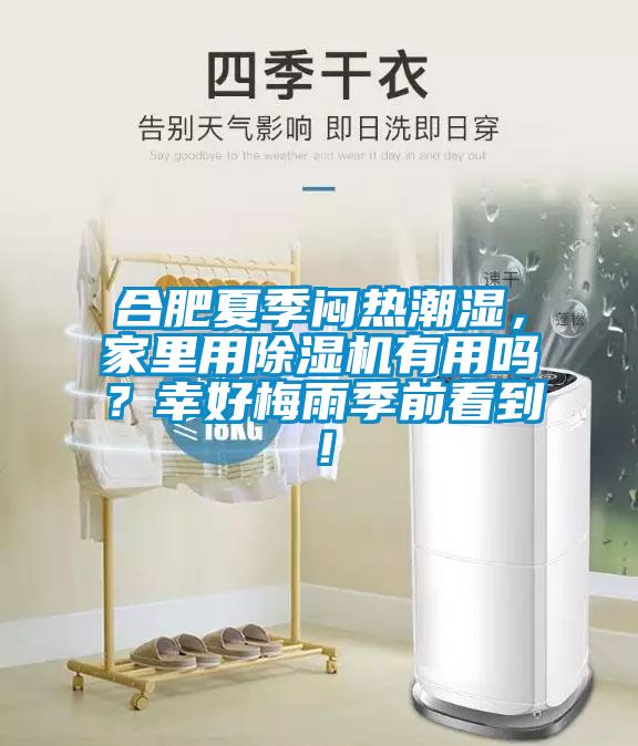 合肥夏季闷热潮湿，家里用草莓视频黄色在线观看机有用吗？幸好梅雨季前看到！