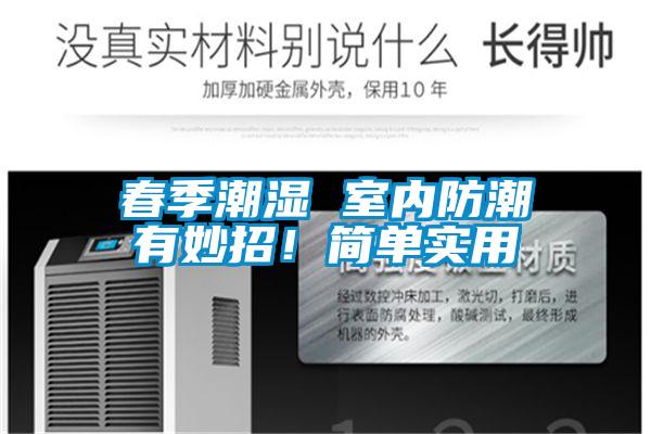 春季潮湿 室内防潮有妙招！简单实用