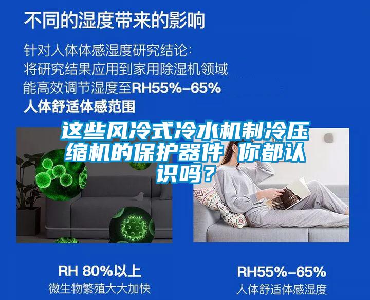 这些风冷式冷水机制冷压缩机的保护器件 你都认识吗？
