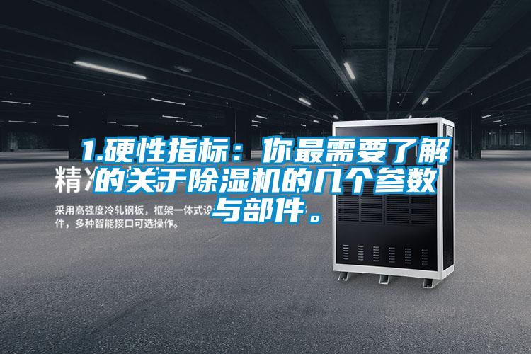 1.硬性指标：你最需要了解的关于草莓视频黄色在线观看机的几个参数与部件。