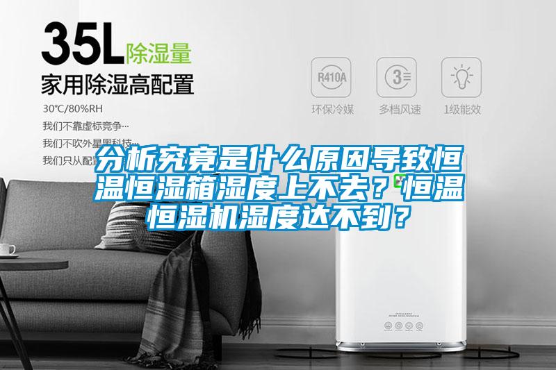 分析究竟是什么原因导致恒温恒湿箱湿度上不去？恒温恒湿机湿度达不到？