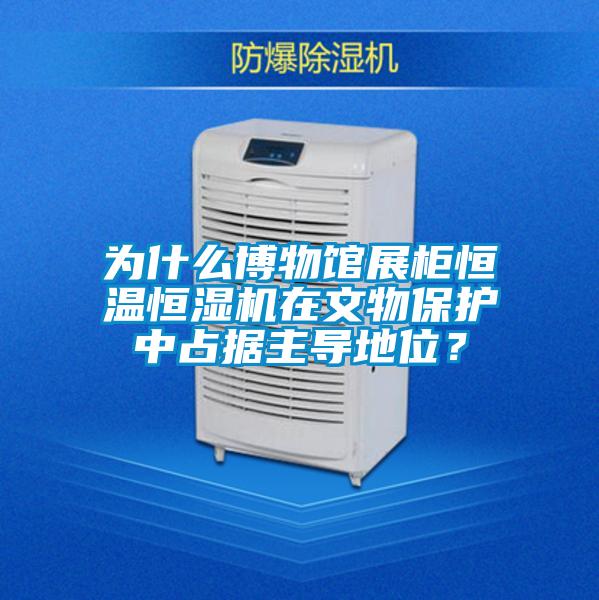 为什么博物馆展柜恒温恒湿机在文物保护中占据主导地位？