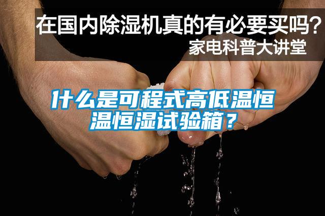 什么是可程式高低温恒温恒湿试验箱？