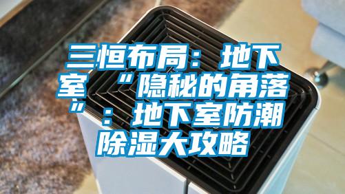 三恒布局：地下室≠“隐秘的角落”：地下室防潮草莓视频黄色在线观看大攻略