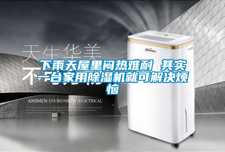 下雨天屋里闷热难耐 其实一台家用草莓视频黄色在线观看机就可解决烦恼
