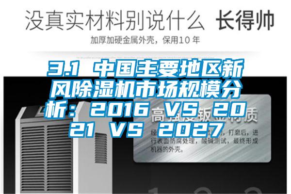 3.1 中国主要地区新风草莓视频黄色在线观看机市场规模分析：2016 VS 2021 VS 2027