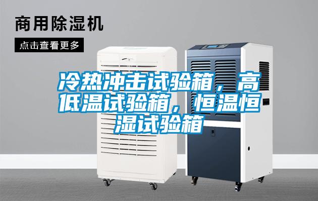 冷热冲击试验箱，高低温试验箱，恒温恒湿试验箱