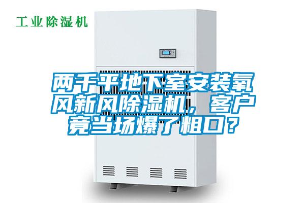 两千平地下室安装氧风新风草莓视频黄色在线观看机，客户竟当场爆了粗口？
