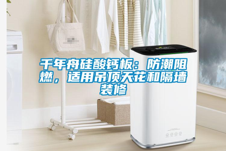 千年舟硅酸钙板：防潮阻燃，适用吊顶天花和隔墙装修