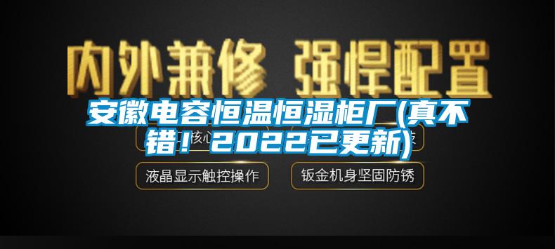 安徽电容恒温恒湿柜厂(真不错！2022已更新)