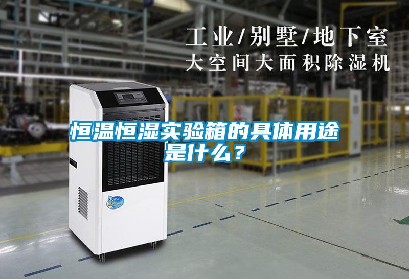 恒温恒湿实验箱的具体用途是什么？