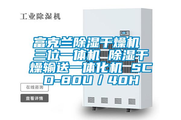 富克兰草莓视频黄色在线观看干燥机 三位一体机 草莓视频黄色在线观看干燥输送一体化机 SCD-80U／40H