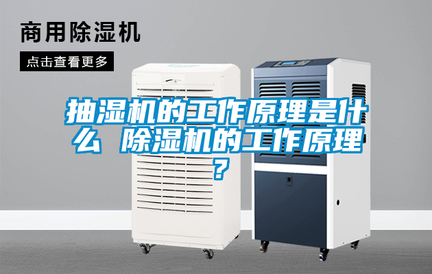 抽湿机的工作原理是什么 草莓视频黄色在线观看机的工作原理？