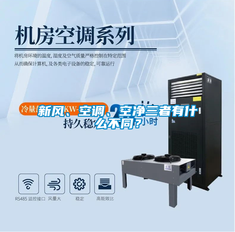 新风、空调、空净三者有什么不同？