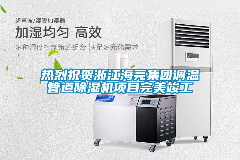 热烈祝贺浙江海亮集团调温管道草莓视频黄色在线观看机项目完美竣工