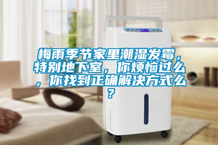 梅雨季节家里潮湿发霉，特别地下室，你烦恼过么，你找到正确解决方式么？