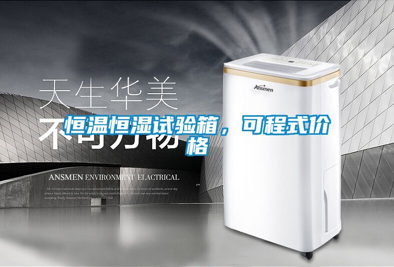 恒温恒湿试验箱，可程式价格