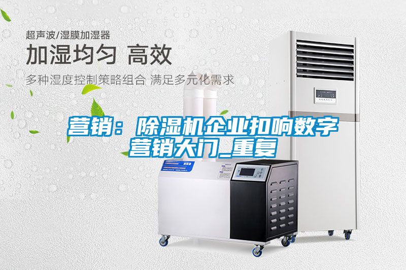 营销：草莓视频黄色在线观看机企业扣响数字营销大门_重复