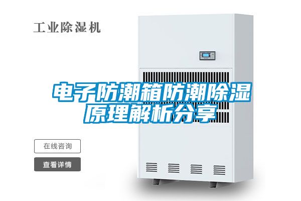 电子防潮箱防潮草莓视频黄色在线观看原理解析分享