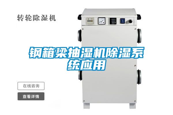 钢箱梁抽湿机草莓视频黄色在线观看系统应用