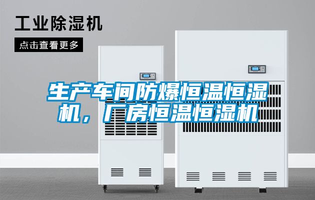 生产车间防爆恒温恒湿机，厂房恒温恒湿机