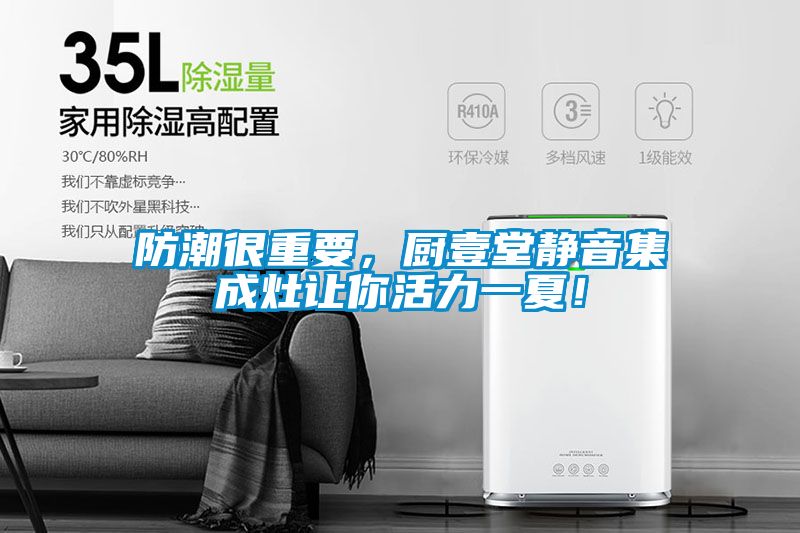 防潮很重要，厨壹堂静音集成灶让你活力一夏！