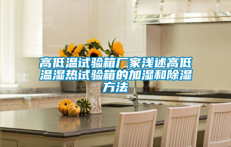 高低温试验箱厂家浅述高低温湿热试验箱的加湿和草莓视频黄色在线观看方法