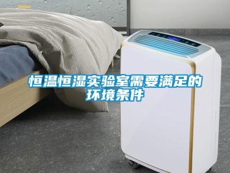 知识百科恒温恒湿实验室需要满足的环境条件