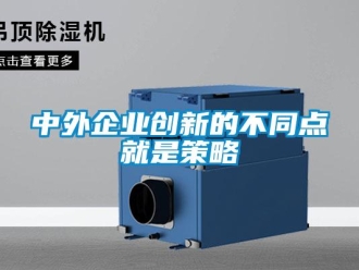 知识百科中外企业创新的不同点就是策略