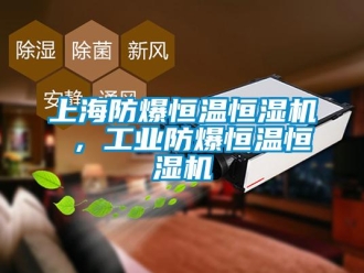 知识百科上海防爆恒温恒湿机 ，工业防爆恒温恒湿机
