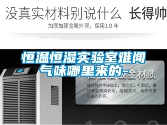 知识百科恒温恒湿实验室难闻气味哪里来的-