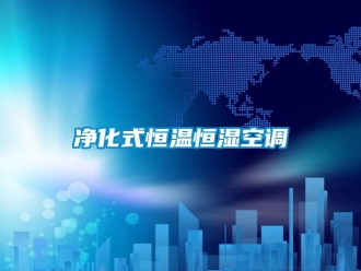 知识百科净化式恒温恒湿空调