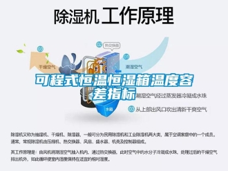 知识百科可程式恒温恒湿箱温度容差指标