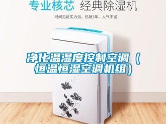 知识百科净化温湿度控制空调（恒温恒湿空调机组）