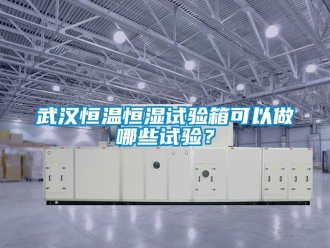 知识百科武汉恒温恒湿试验箱可以做哪些试验？