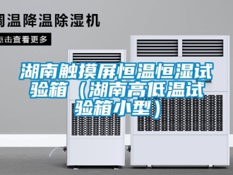 知识百科湖南触摸屏恒温恒湿试验箱（湖南高低温试验箱小型）
