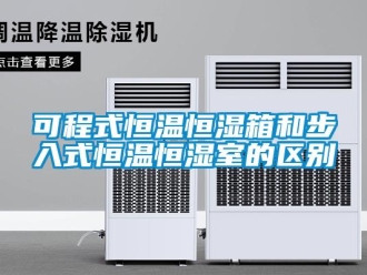 知识百科可程式恒温恒湿箱和步入式恒温恒湿室的区别
